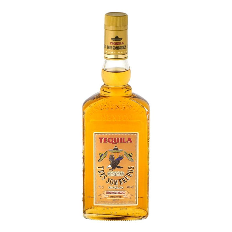 Tequila 3 Sombreros Oro