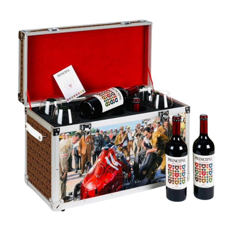 Principal Grande Reserva 2012-Sonder edition-Exklusive Weinbox (6 Flaschen und 4 Riedel Performance Weingläser)