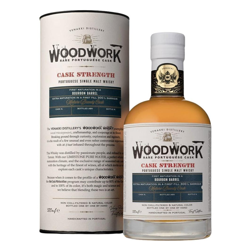 Woodwork Whisky Portugués Single Malt Brandy Madurado Cask No. 5