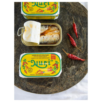 NURI Sardines in Extra-Spicy Olive Oil